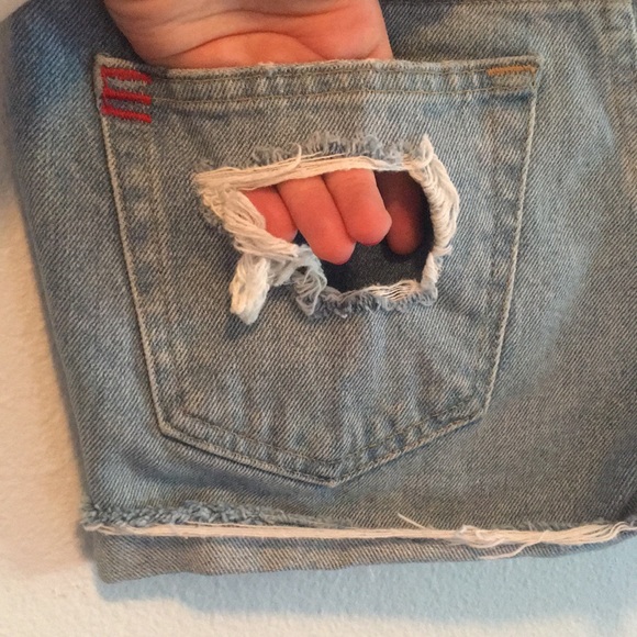 BDG Denim High Rise Shorts (Urban Outfitters) - Picture 5 of 6